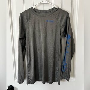 Columbia PFG Boys XL 18/20 Long Sleeve logo Shirt fishing sportswear